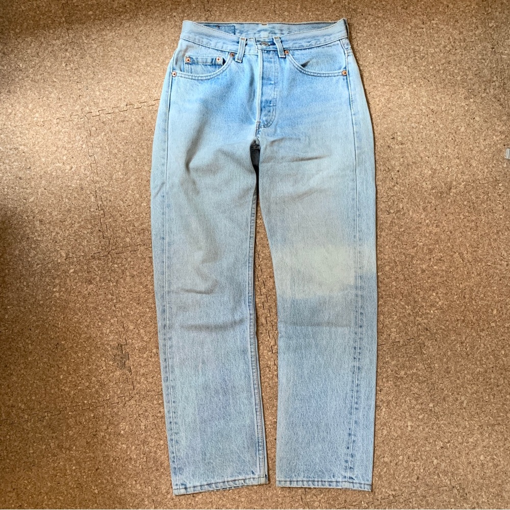 Levi’s 501xx Button-fly Vintage Worm Denim Boyfriend Jeans Size 28 - Rare Find